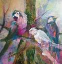 birds - beuty of nature captured on canvas
