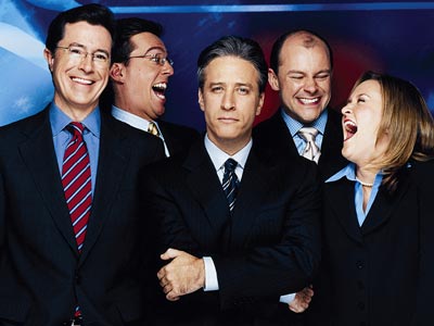 The Daily Show Cast - John Stewart and his brilliantly funny cast.