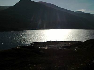 moody - We had gone out for a spin on the bike.  We came across this loch and decided to have a wander around, take a few photos.