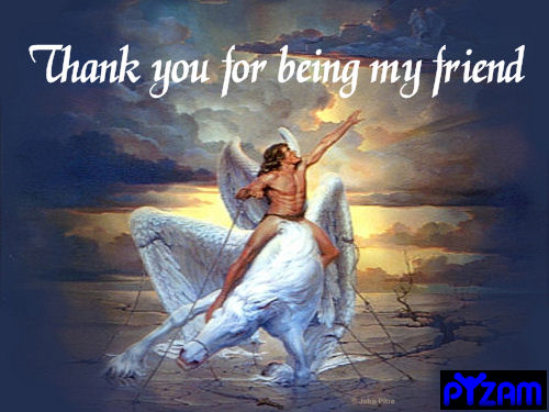 Thank you for being my friend - We all need a helping hand sometimes.