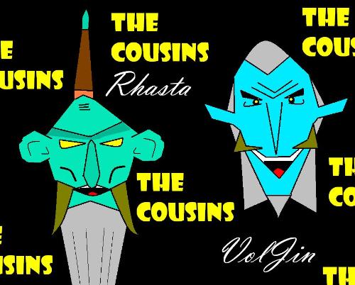 Rhasta and Voljin - Done in Paint