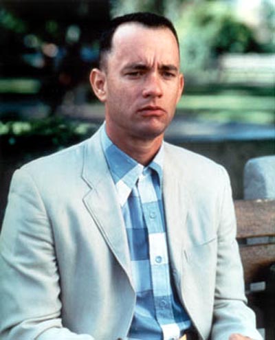Tom Hanks is Forrest Gump - Tom Hanks does such a great job portraying this character, don't you think?