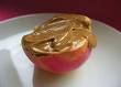 Apple with Peanut Butter - Apple topped with peanut butter