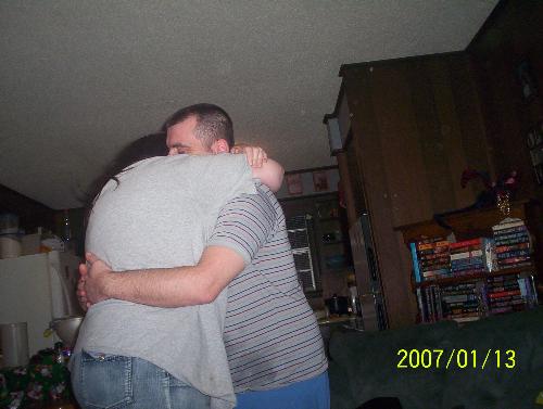 Slow dancing on our 20th anniversary - My hubby surprised me with a slow dance on our 20th anniversary. I thought it was so sweet.