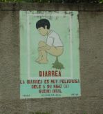 Diarrhea - Stomach pain, a child having diarrhea and gushing liquids.  Dehydration and loss of body fluids.