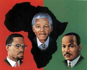 Malcolm - Nelson - Martin   - Malcolm X, Nelson Mandela and Martin Luther King Jr