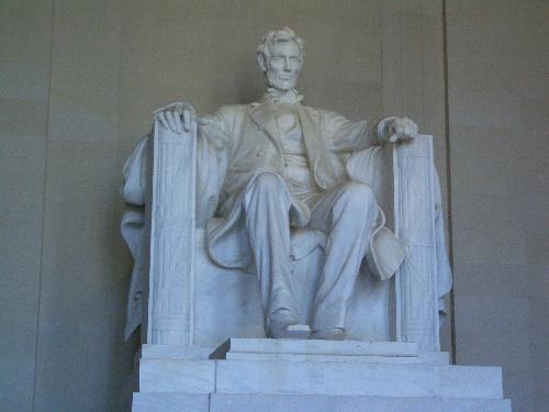 Lincoln Memorial - Lincoln Memorial closeup of Abraham Lincoln