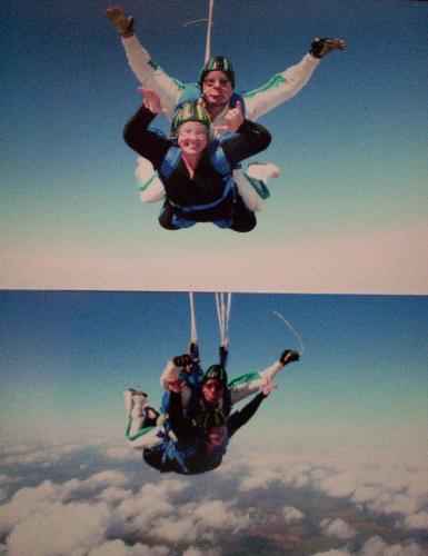 My skydive for Breast Cancer Campaign - In 2006, I did a sponsored skydive, to raise money for Breast Cancer Campaign. It was an absolutely amazing experience!