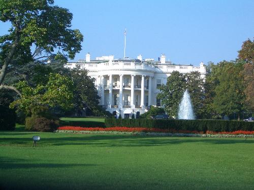 White House - Picture I took of the White House outside the White House gates.