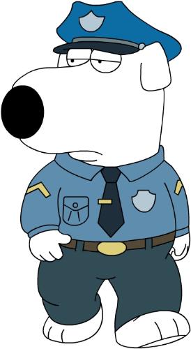 Brian from Family guy - Brian the dog from the hit cartoon serie Family Guy