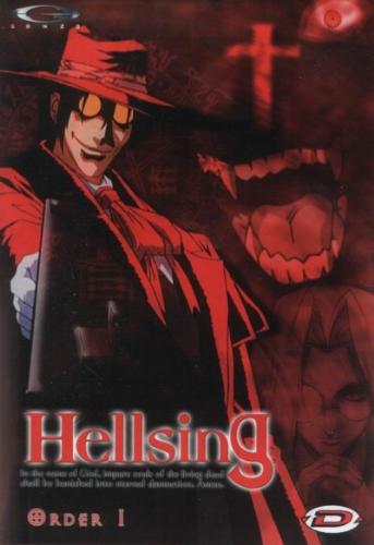 Hellsing  - This is the anime Hellsing with the main character Alucard on the picture.