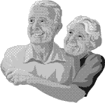 Grandparents - A grandmother and grandfather