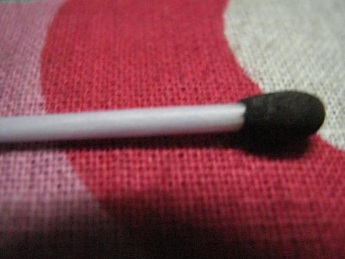 A wax match stick - A wax match stick