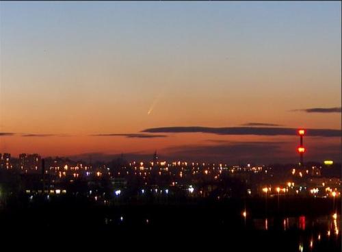 Astronomy - Comet Over Krakow