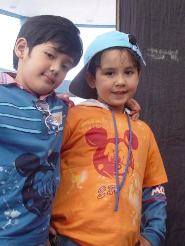 SCQ kids - these are julijo and darius of the star circle kid quest.. they are now tv models