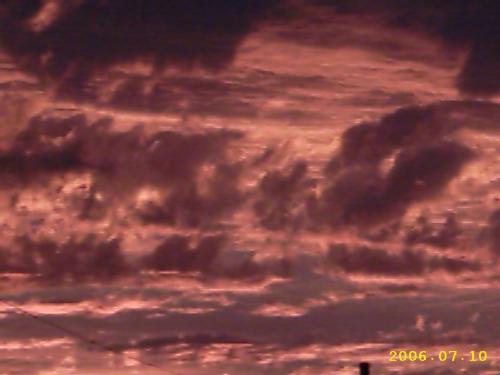 Night Sky - Another snap of the clouds at night.