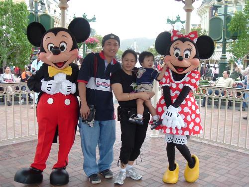 Mickey Mouse - This was taken in hongkong disneyland.