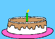 Birthday cake. - many many happy returns of the day.