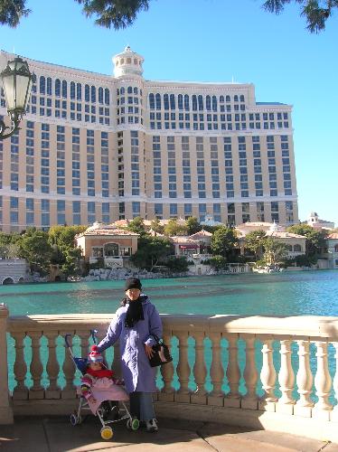 Las Vegas - Another picture taken in front of Bellagio Hotel