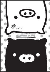 cute pigs - black and white pigs