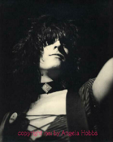 Nikki Sixx copyright Angela Hobbs 1981 - A Pre Tattooed Nikki Sixx