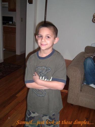 My second born son, Samuel....He always makes us l - This is my second born son, Samuel. We call him 'Sam' or 'Sammy' most of the time.