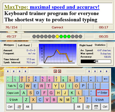 typing speed -  typing speed is low or high