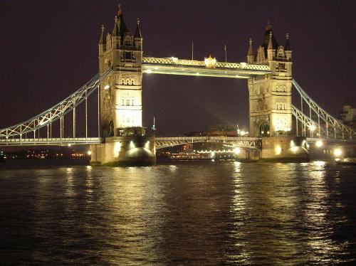 tower bridge - This is tower bridge of london the place where loads of movies are shot and this bridge actally opens up in case a ship wanna cross.