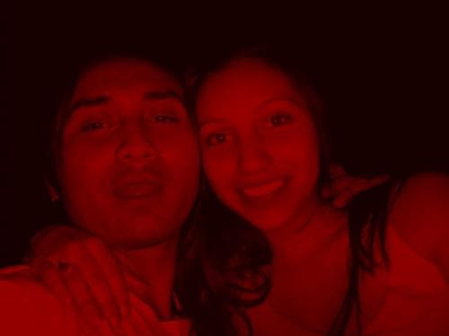 under the red light - eveyone looks good under a red light you should try it