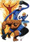 Fantastic Four - Mr. fantastic, Invisible girl, The thing, and the Human torch.
