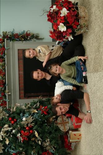 The Family - Here is my family. My husband, myself and our three children.