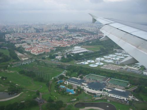up in the air - a top view of manila, philippines
