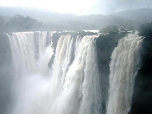 jog -  this is jog falls words highest falls. this picture was taken on mansoon season.