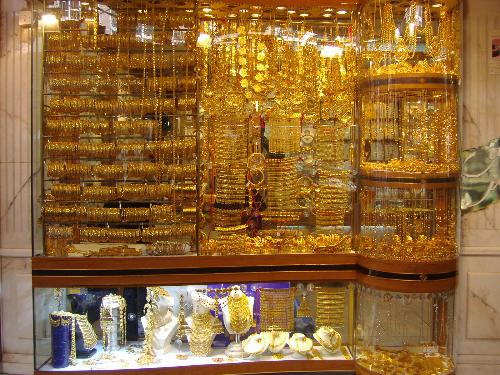 The Gold Souk - Famous gold market in Dubai