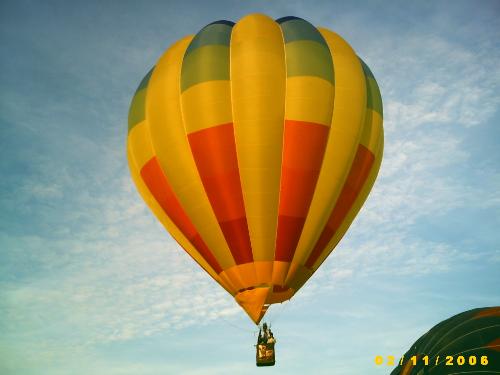 Hot air balloon - Colorful hot air ballon taken at Clarkfield Pampanga