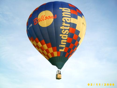Blue Hot Air Balloon - different hot air balloon