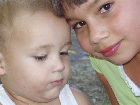 My daughter, and baby boy! - cute!