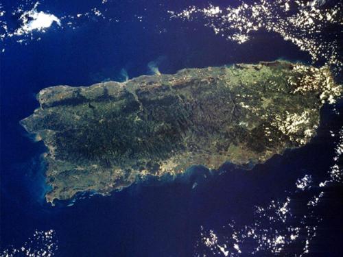 Puerto Rico Satellite View - Satellite view of Puerto Rico / myLot