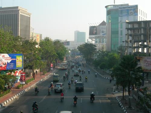 Basuki Rachmad Street - Basuki Rachmad Street in the morning