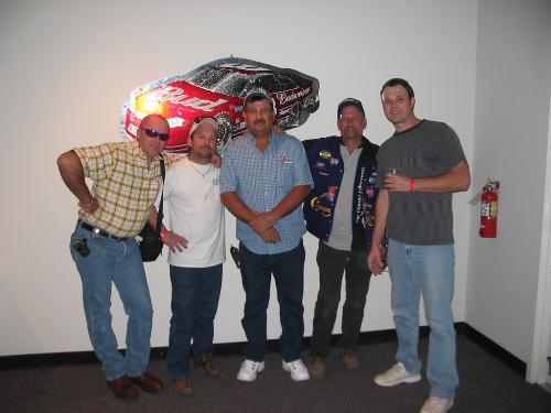 Race Buddies - Me and some of my race buddies in the suites above the Racetrack in Dallas