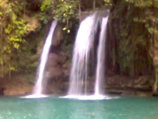 kawasan falls 2 - Located in Cebu Philippines. The kawasan falls is one of the tourist spot in the country for its huge, clean and cold falls. Its the best place for summer.