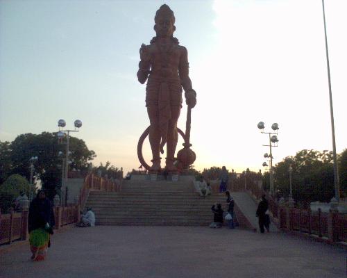 Jai shri haunmaan Ji - This is the pic , that we have taken in Chattarpur mandir.