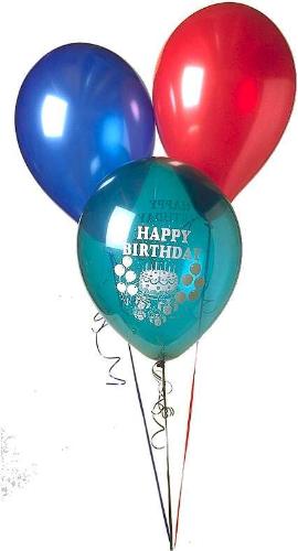 baloons - baloons used for birthday parties.