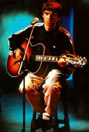 Oasis - Oasis picture live from unplugged, not the mtv unplugged they did, Noel Gallagher.