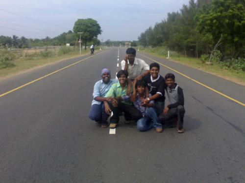 see our enjoyment... - see how we enjoy we bunk our college and sit in the main road and giv pose to fotos....good job na