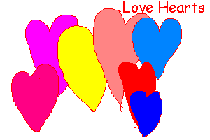 Hearts - Hearts made of love. Differents love exist so hearts too.