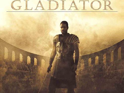 gladiator - russel crowe in gladiator...the film poster