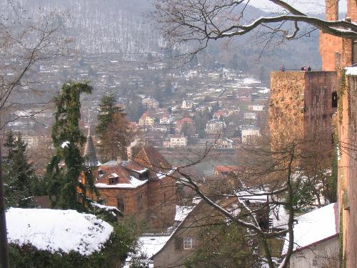Germany, Heidelberg Castle - Me and my husband went for our first date to the Heidelberg Castle and the view down on the city was just beautiful. I thought I might share this picture with you guys. Maybe some of you are planning on going to travel to Germany and don't know exactly where. I can tell you Heidelber is a wonderful city and has got lots of tourist attracions. I actually never visited Heidelberg before I meet my husband and when I saw the city, and the castle, and everything I was really impressed. I miss home now that I look at this picture.  Hugs to all of you!! Bye Vicky