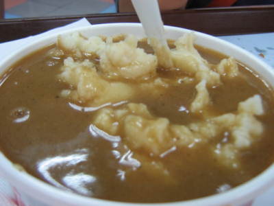 KFC mashed potatoes - mmmm Yummm... potato and gravy!