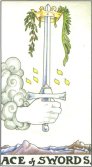 tarot-ace of swords - ace of swords